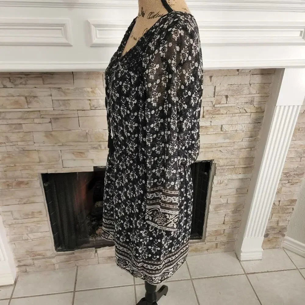 Madewell long she‎ sleeve dress size 10